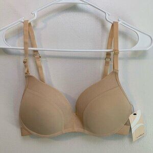 NWT Lively Toasted Almond The No-Wire Push-Up Bra Size 34C